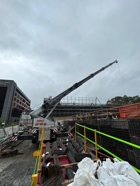 Construction crane hire