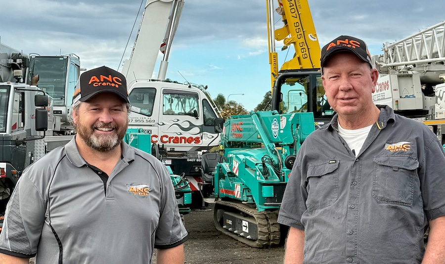 Jay Gower alongside ANC owner and director Craig Davies